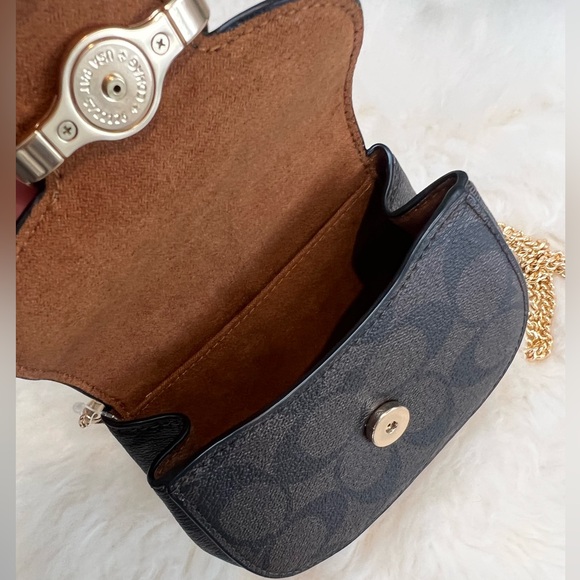 NWT Authentic Coach Mini Bag - Picture 4 of 9